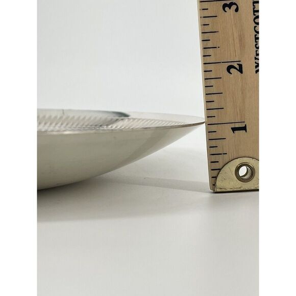 Silver Plated Bowl WMF Sigrid Kupetz Engraved Mid Century MCM Vintage 9.25” - Picture 4 of 9